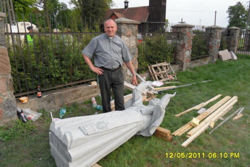 Budowa Pomnika Jana Pawła II 2011