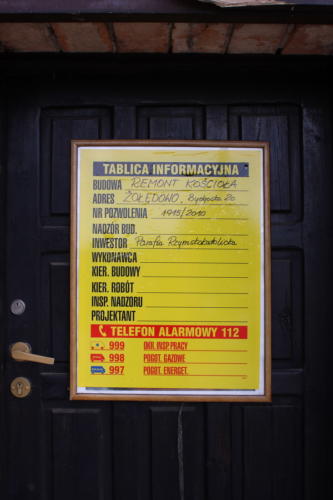 Remont w kościele 2011